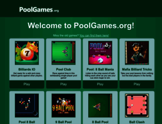 poolgames.org screenshot