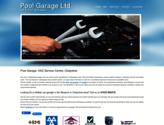poolgarage.co.uk screenshot