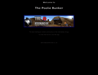 pooliebunker.co.uk screenshot