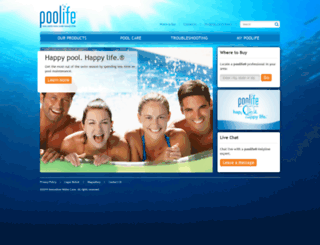 poollife.co.za screenshot
