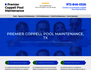 poolmaintenancecoppell.com screenshot