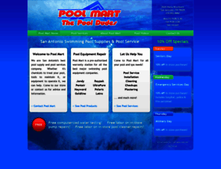 poolmartsatx.com screenshot
