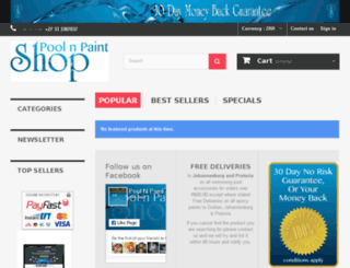 poolnpaintshop.com screenshot