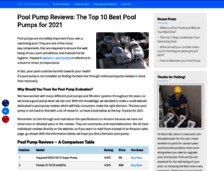 poolpump.reviews screenshot