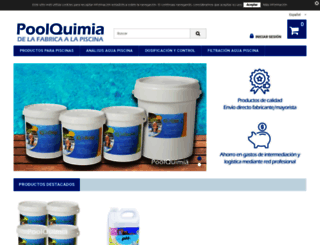poolquimia.com screenshot