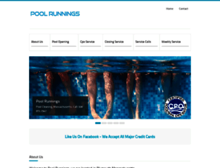 poolrunnings.org screenshot