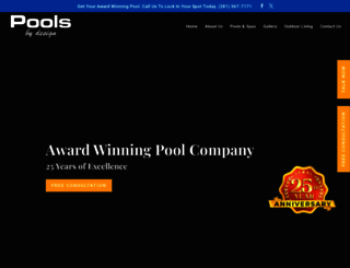 pools-by-design.com screenshot