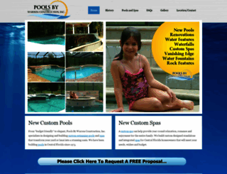 poolsbywarrenfl.com screenshot