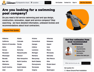 poolscompany.com screenshot