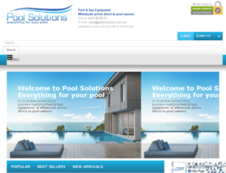 poolsolutions.com.au screenshot