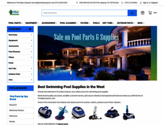 poolspaoutpost.com screenshot