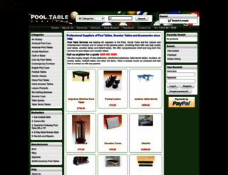pooltableservices.co.uk screenshot