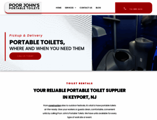 poorjohnstoilets.com screenshot