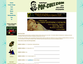 pop-cult.com screenshot