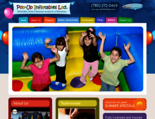 pop-upinflatables.com screenshot