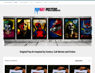 popart-posters.com screenshot