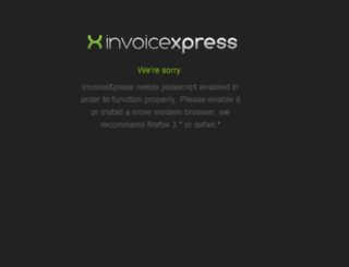popcorner.invoicexpress.net screenshot