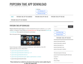 popcorntimeappdownload.net screenshot