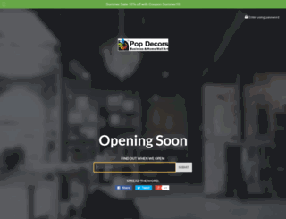 popdecors.com screenshot