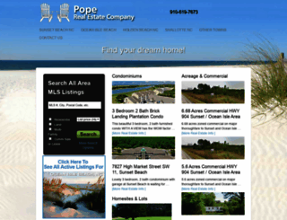 pope-realestate.com screenshot