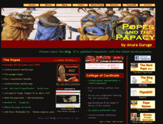 popes-and-papacy.com screenshot