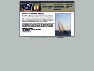 popesails.com screenshot