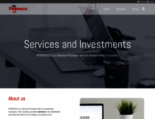 popesco.com screenshot