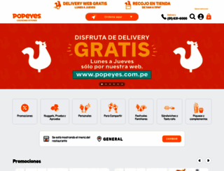popeyes.com.pe screenshot