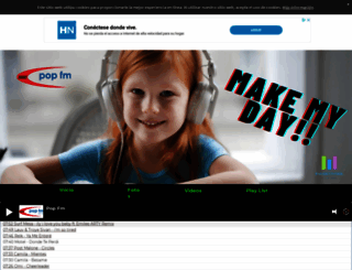 popfm.com.mx screenshot
