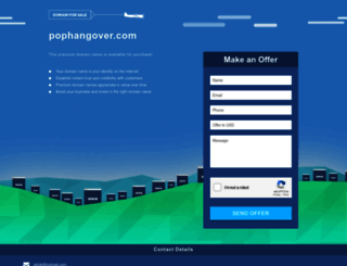 pophangover.com screenshot