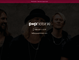 pophelsinki.com screenshot