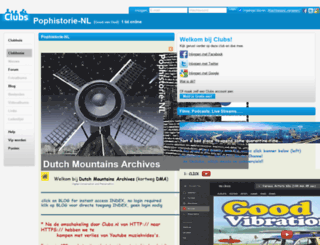 pophistorie.clubs.nl screenshot