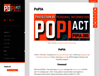 popia.org screenshot