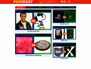 popjoust.com screenshot