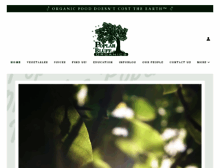poplarblufforganics.com screenshot