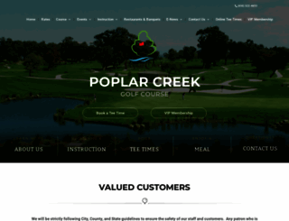 poplarcreekgolf.com screenshot