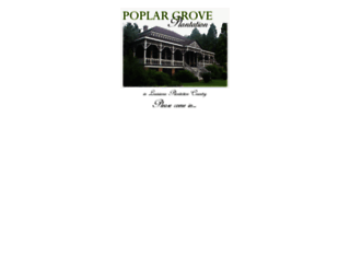 poplargroveplantation.com screenshot