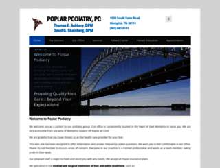 poplarpodiatry.com screenshot