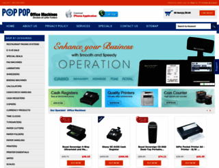 poppopofficemachines.com screenshot
