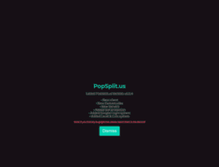 popsplit.us screenshot