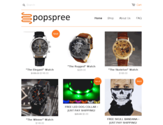 popspree.com screenshot