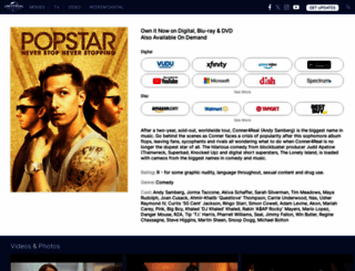 popstarmovie.com screenshot