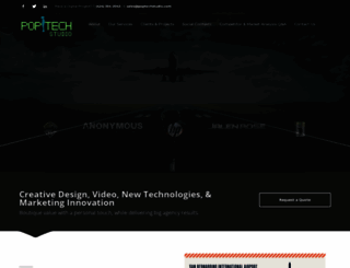 poptechstudio.com screenshot