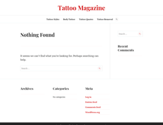 popular-tattoos.com screenshot