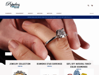 populardiamonds.com screenshot
