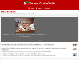 popularfrontindia.com screenshot