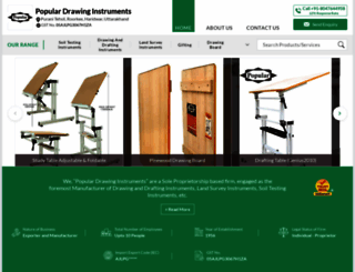popularinstruments.in screenshot