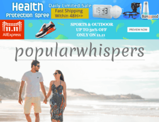 popularwhispers.com screenshot