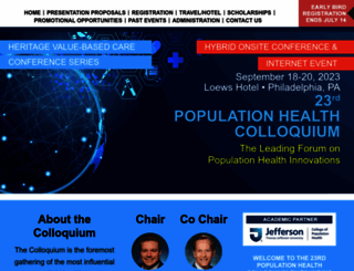 populationhealthcolloquium.com screenshot