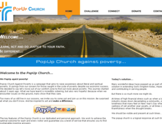 popup-church.net screenshot